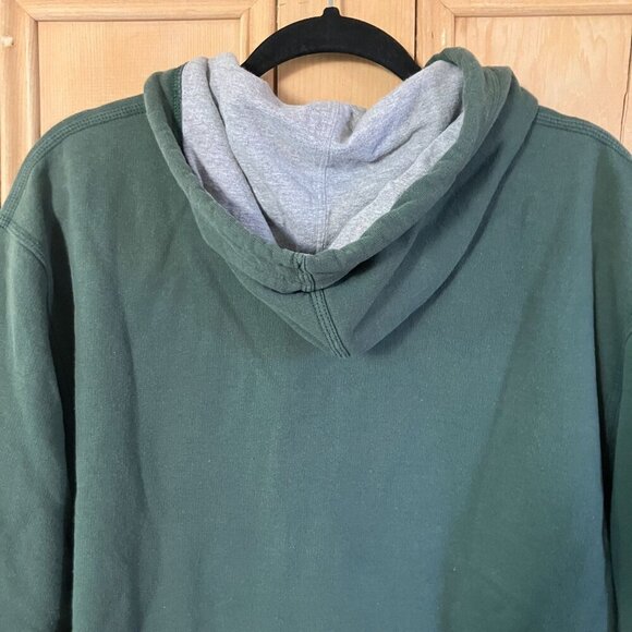 Champion Mens Powerblend Fleece Full Zip Logo Hoodie Large Green Olive AN NWT - Picture 11 of 12